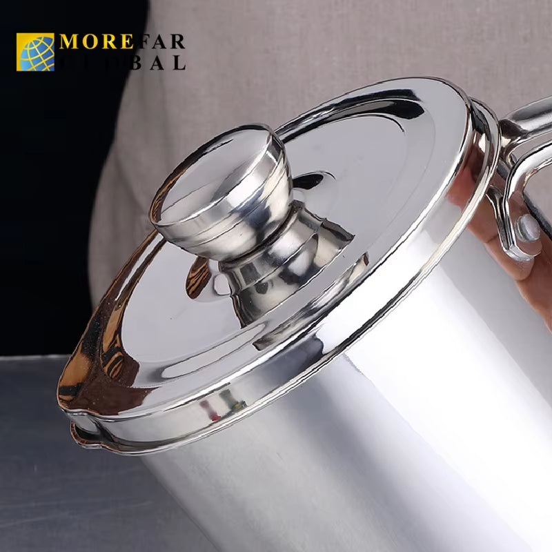 2L Kitchen Cooking Tool Oil Filter Storage Can Grease Strainer Pot Oil Strainer Container Restaurant Dispenser Kitchen Supplies