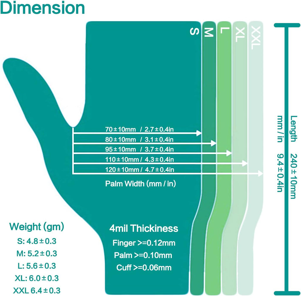 Clear Vinyl Food Safe Disposable Gloves Latex Free Powder Free for Food Prep Handling Cooking Cleaning