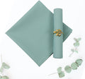 Seafoam Green Cloth Napkins Set of 12,18 X 18 Inch,100% Cotton Dinner Napkins,Mint Green Table Decor, Soft, Comfortable and Reusable.(Sage)