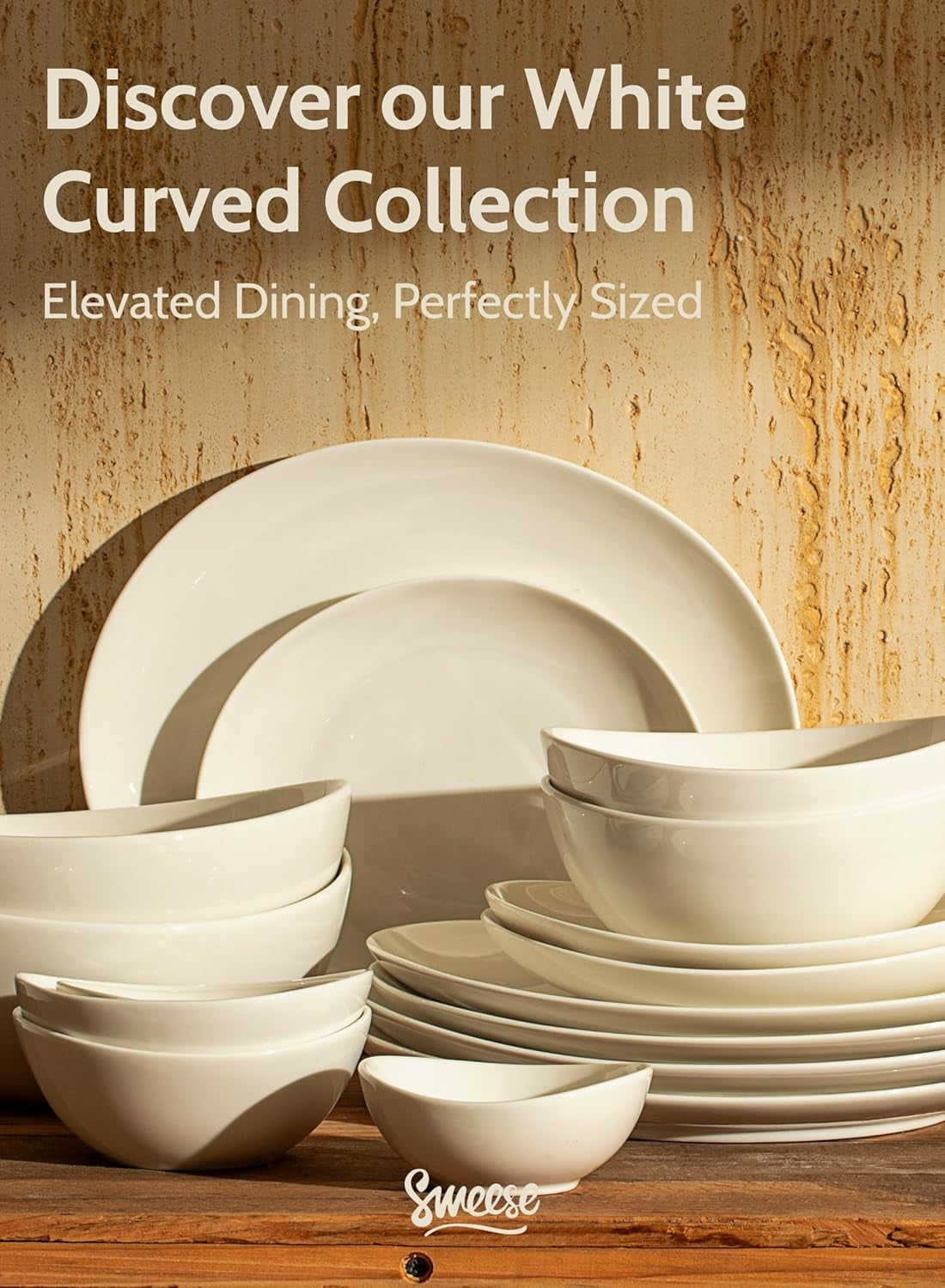 18 Oz Medium White Porcelain Bowls - Set of 6 Cereal, Soup, Rice & Salad Bowls, Ceramic Serving Bowls for Everyday Use