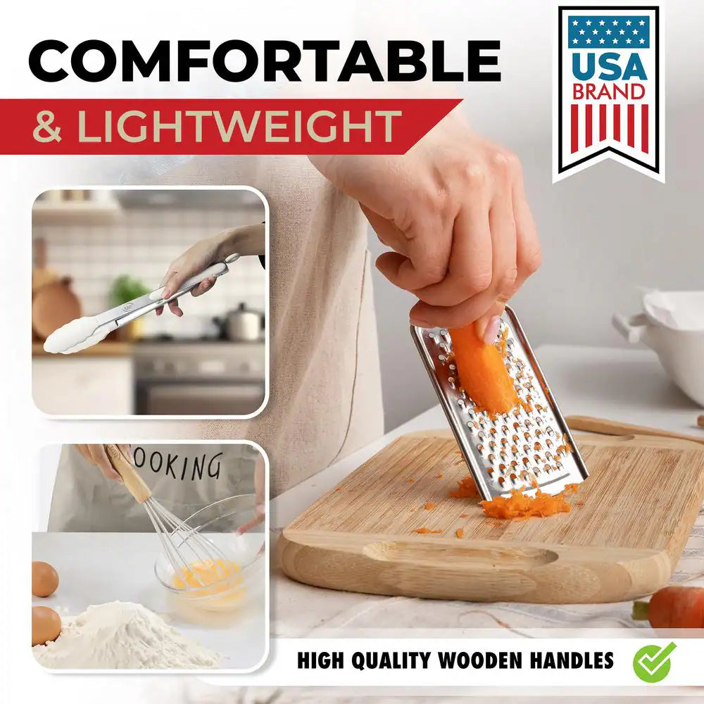 Khaki, 50-Piece Set of Silicone Kitchen Utensils, Complete Kitchen Set, Premium Silicone Cooking Utensils