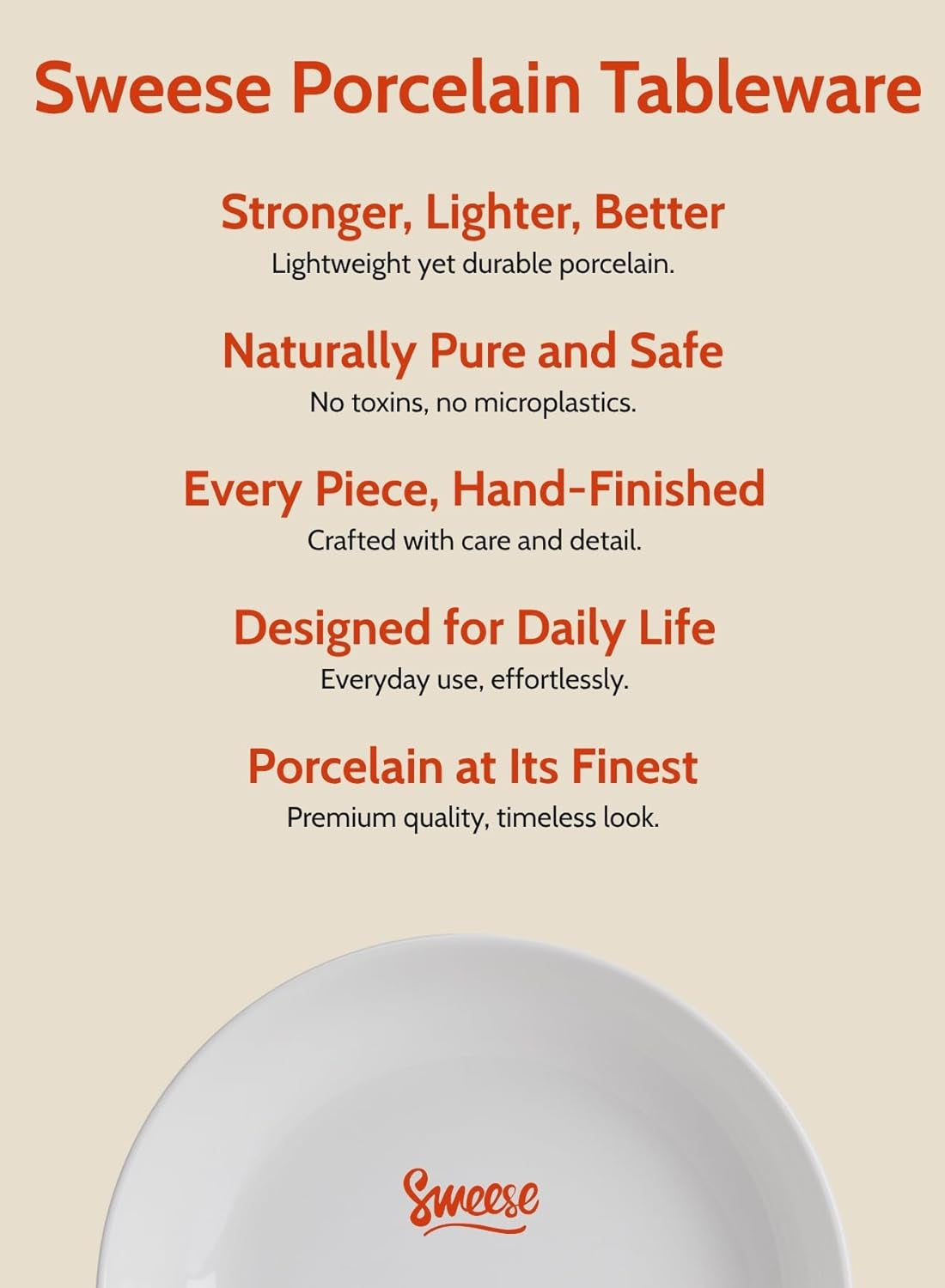 Large Salad Serving Bowls, 30 Ounce Porcelain White Pasta Plates Set of 6, 8.4 Inch Pasta Bowls for Dinner, Salad - Microwave Dishwasher