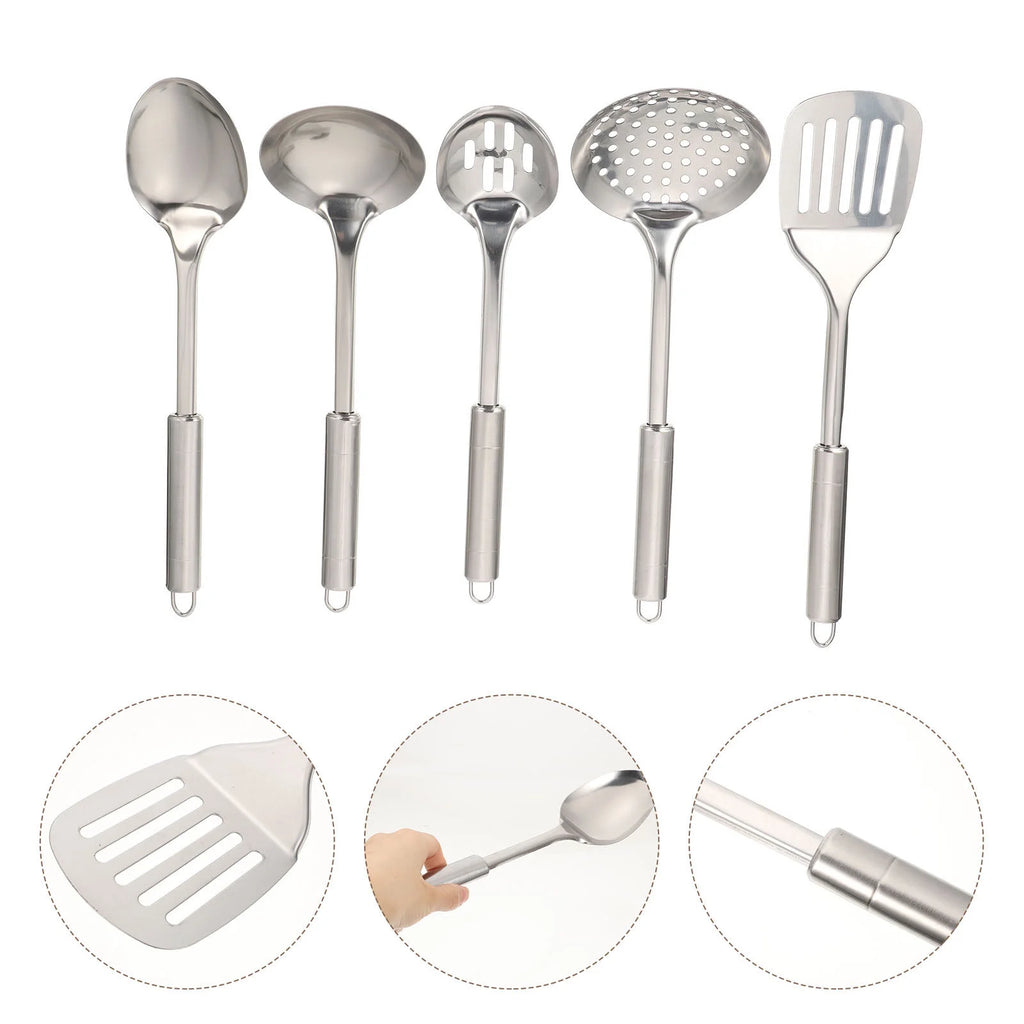 1 Set Kitchen Utensils Stainless Steel Kitchen Utensils Metal Cooking Utensils Small Cooking Utensils
