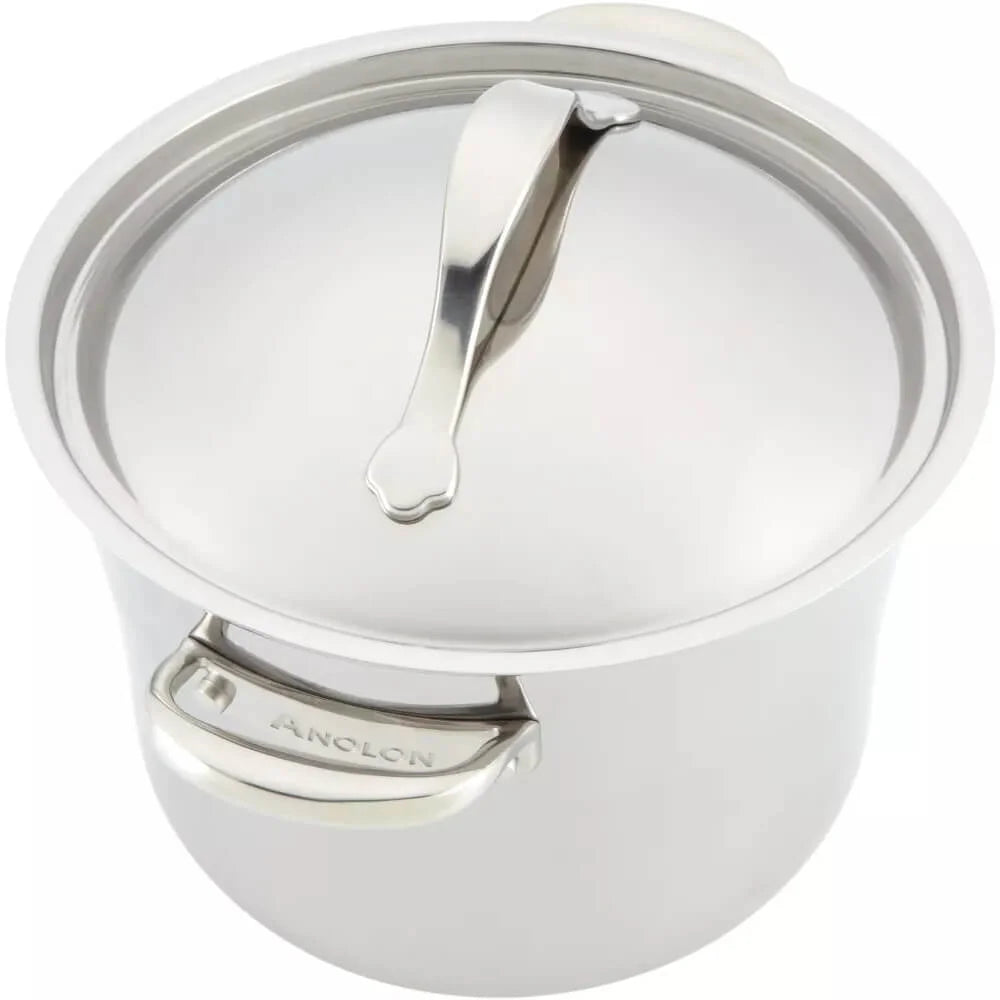 Nouvelle Copper Stainless Steel 10-Piece Cookware Set