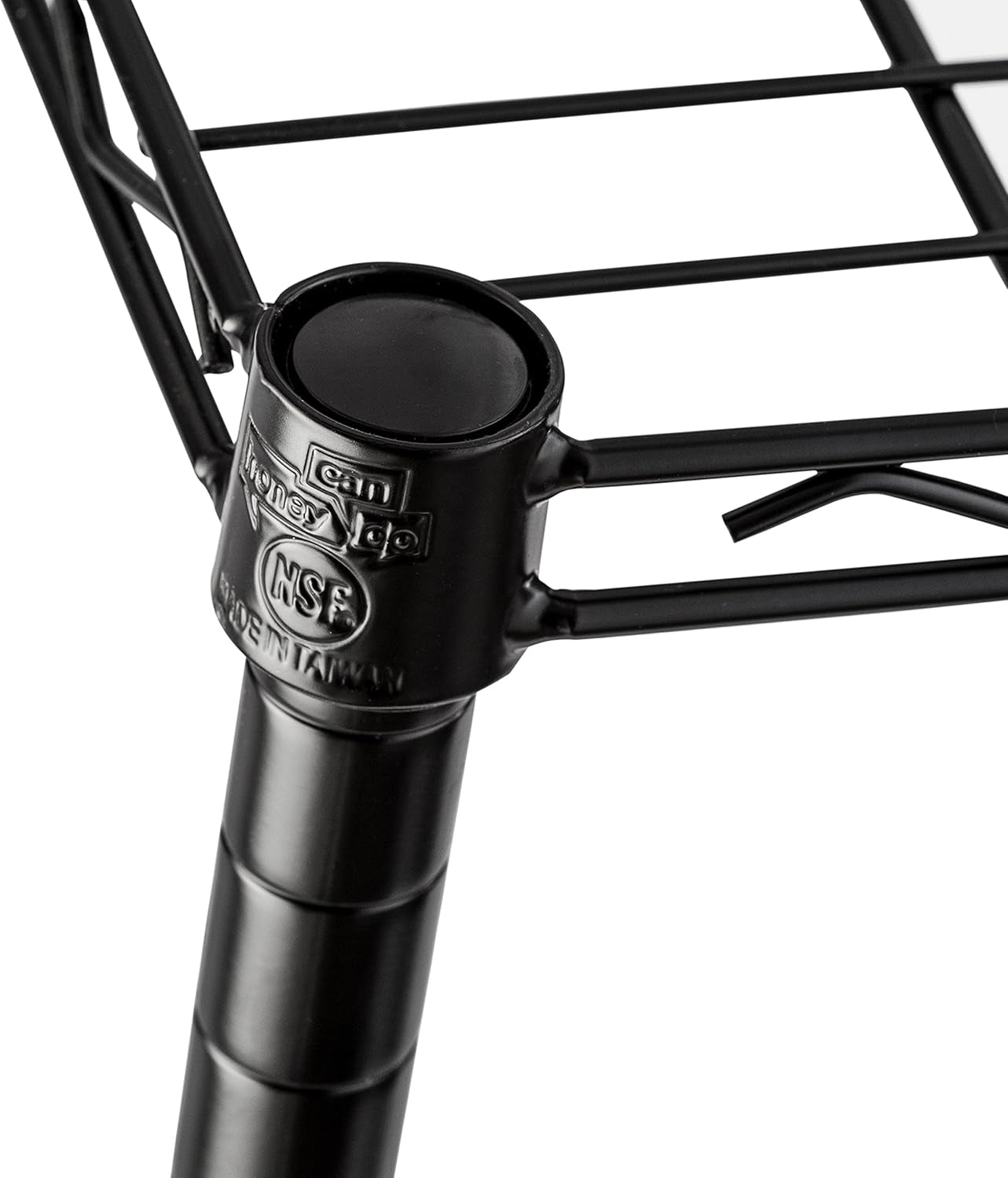 3-Tier Heavy Duty Adjustable Shelves, Metal Storage Rack with 250-Lb Shelf Capacity, Black, 14" W X 24" L X 30" H